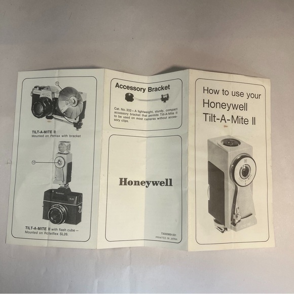 Vintage Honeywell, Tilt-A-Mite ll Folding Fan Camera Flash Unit - Picture 14 of 16